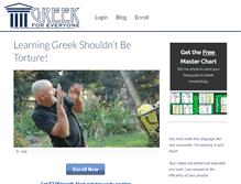 Tablet Screenshot of greekforeveryone.com